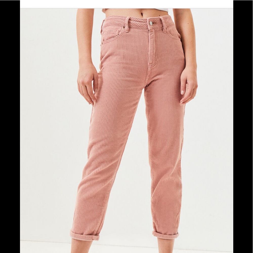 PacSun Hibiscus Corduroy Mom Jeans